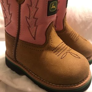 John Deere toddler boots (girls)
